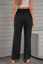 Load image into Gallery viewer, Elastic Waist Wide Leg Pants