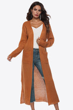 Load image into Gallery viewer, Long Sleeve Open Front Buttoned Cardigan