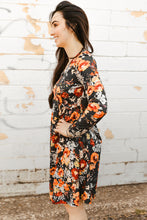 Load image into Gallery viewer, Floral Print Long Sleeve Dress