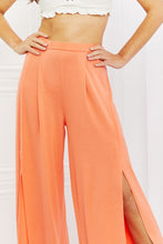 Load image into Gallery viewer, Heatwave Front Slit Flowy Pants in Sherbet