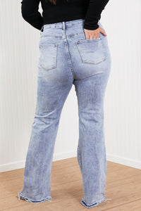 Valerie Full Size Crossover Flared Jeans