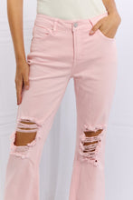 Load image into Gallery viewer, Miley Full Size Distressed Ankle Flare Jeans