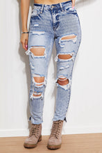 Load image into Gallery viewer, Taylor Full Size High Rise Distressed Mom Jeans