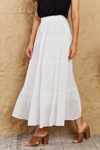 Load image into Gallery viewer, Places To Go Full Size Tiered Maxi Skirt