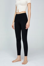 Load image into Gallery viewer, Seam Detail Wide Waistband Sports Leggings
