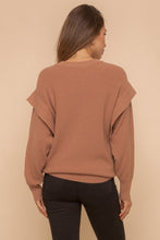 Load image into Gallery viewer, Band Detail Armhole Dolman Sweater