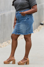 Load image into Gallery viewer, Amelia Full Size Denim Mini Skirt