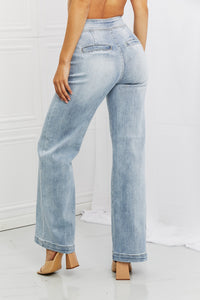 Full Size Luisa Wide Flare Jeans
