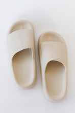 Load image into Gallery viewer, Beige Slide-On Sandals