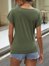 Load image into Gallery viewer, Round Neck Short Sleeve T-Shirt