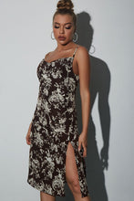 Load image into Gallery viewer, Floral Spaghetti Strap V-Neck Backless Dress