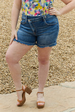 Load image into Gallery viewer, Maya Full Size Mid Rise Asymmetrical Shorts
