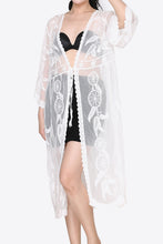 Load image into Gallery viewer, Tied Sheer Cover Up Cardigan