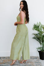 Load image into Gallery viewer, Spaghetti Strap One-shoulder Wide Leg Jumpsuit