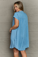 Load image into Gallery viewer, Cozy Cuddles Full Size Denim Dress
