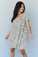 Load image into Gallery viewer, Follow Me Full Size V-Neck Ruffle Sleeve Floral Dress