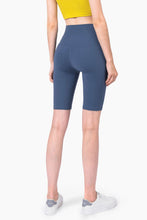 Load image into Gallery viewer, Breathable High-Rise Wide Waistband Biker Shorts