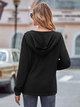 Load image into Gallery viewer, Hooded Long Sleeve Zip-Up Jacket