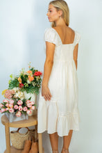 Load image into Gallery viewer, Flower Market Full Size Lace Trim Midi Dress