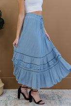Load image into Gallery viewer, First Sight Tiered Maxi Skirt