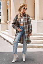 Load image into Gallery viewer, Plaid Collared Neck Long Sleeve Shirt
