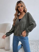 Load image into Gallery viewer, Buttoned Long Sleeve Cardigan