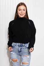 Load image into Gallery viewer, Chilly Morning Cropped Turtleneck Sweater