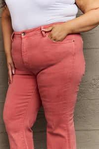 Bailey Full Size High Waist Side Slit Flare Jeans