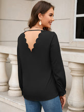 Load image into Gallery viewer, V-Neck Long Sleeve Blouse