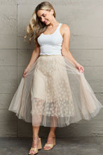 Load image into Gallery viewer, Lace Flowy Midi Skirt