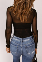 Load image into Gallery viewer, Spliced Lace Sweetheart Neck Bodysuit