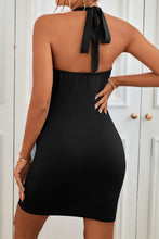 Load image into Gallery viewer, Halter Neck Bodycon Dress