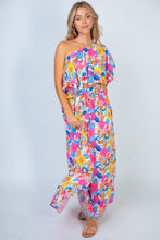 Load image into Gallery viewer, Sunshine &amp; Blossoms Full Size Floral Smocked Maxi Skirt