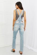 Load image into Gallery viewer, Melina Full Size Distressed Straight Leg Overalls