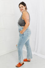 Load image into Gallery viewer, Melina Full Size Distressed Straight Leg Overalls