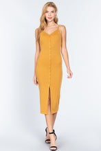 Load image into Gallery viewer, Veda Button Down Midi Dress