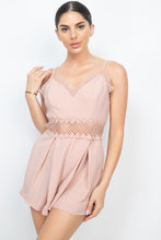 Load image into Gallery viewer, Riva Lace Pleated Romper