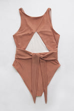 Load image into Gallery viewer, Cutout Crisscross Scoop Neck One-Piece Swimsuit