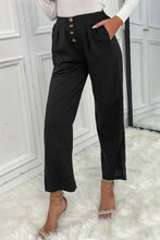 Load image into Gallery viewer, Button Fly Wide Leg Pants