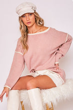 Load image into Gallery viewer, Boat Neck Soft Touch Sweater Top