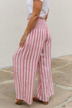 Load image into Gallery viewer, Full Size Wide Leg Striped Palazzo Pants
