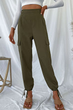 Load image into Gallery viewer, Drawstring Ankle Cargo Pants