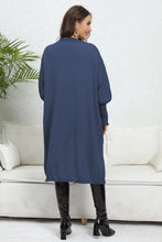 Load image into Gallery viewer, Open Front Dropped Shoulder Cardigan