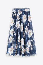 Load image into Gallery viewer, Full Size Floral Tie-Waist Skirt