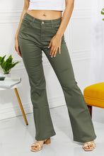 Load image into Gallery viewer, Clementine Full Size High-Rise Bootcut Jeans in Olive