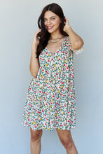 Load image into Gallery viewer, Follow Me Full Size V-Neck Ruffle Sleeve Floral Dress