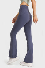 Load image into Gallery viewer, Elastic Waist Flare Yoga Pants
