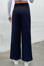 Load image into Gallery viewer, Double-Breasted Wide Leg Pants
