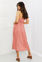 Load image into Gallery viewer, Soft &amp; Dainty Midi Dress in French Rose