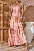 Load image into Gallery viewer, Tie-Dye Spaghetti Strap Maxi Dress